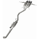 2023 Honda Civic Cat Back Performance Exhaust 4