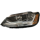 2017 Volkswagen Jetta Headlight Assembly Pair 3