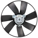 2000 Volkswagen Cabrio Cooling Fan Assembly 2