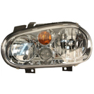 2001 Volkswagen Golf Headlight Assembly Pair 2