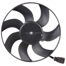 BuyAutoParts Audi Cooling Fan Assembly 19-20602AN