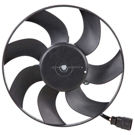 2008 Volkswagen GTI Cooling Fan Assembly 1