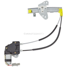 BuyAutoParts Chrysler Window Regulator with Motor 17-00696AN