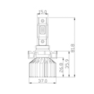 2012 Dodge Avenger Headlight Bulb 4