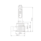 1995 Ford Taurus Headlight Bulb 4