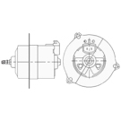 1995 Ford Windstar Engine Cooling Fan Motor 1