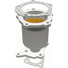 1994 Mazda MX-3 Catalytic Converter EPA Approved 2