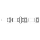 1987 Toyota Corolla Driveshaft 1
