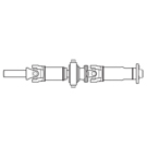 1994 Toyota Supra Driveshaft 1