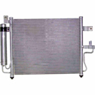 2000 Hyundai Accent A/C Condenser 1