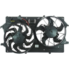 2003 Ford Focus Auxiliary Engine Cooling Fan Assembly 1