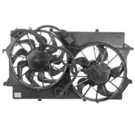 2005 Ford Focus Auxiliary Engine Cooling Fan Assembly 1