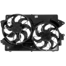 2005 Chevrolet Equinox Auxiliary Engine Cooling Fan Assembly 1