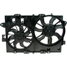 2007 Pontiac Torrent Auxiliary Engine Cooling Fan Assembly 1