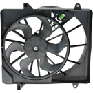 2012 Jeep Liberty Auxiliary Engine Cooling Fan Assembly 1