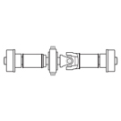 1994 Audi 100 Driveshaft 1