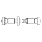 2003 Volkswagen Passat Driveshaft 1
