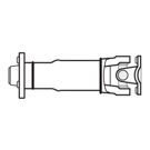 2004 Bmw 330xi Driveshaft 1