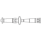 BuyAutoParts 91-00753R Driveshaft 1