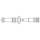 1985 Bmw 735 Driveshaft 1
