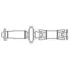 1966 Bmw 2002 Driveshaft 1