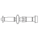2009 Bmw 650i Driveshaft 1