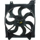 2007 Kia Rio Cooling Fan Assembly 1