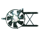 2006 Nissan Frontier Auxiliary Engine Cooling Fan Assembly 1