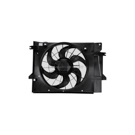 2000 Nissan Quest Auxiliary Engine Cooling Fan Assembly 1