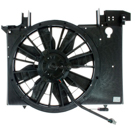 2000 Volvo S70 Auxiliary Engine Cooling Fan Assembly 1