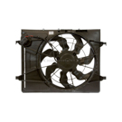 2007 Hyundai Elantra Auxiliary Engine Cooling Fan Assembly 1