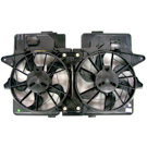 2009 Ford Escape Cooling Fan Assembly 1