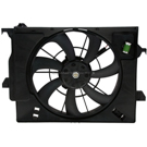 2012 Hyundai Accent Cooling Fan Assembly 1