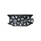 2000 Mercedes Benz ML430 Cooling Fan Assembly 1