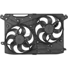2016 Ford Fusion Cooling Fan Assembly 1