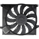 2004 Mercedes Benz ML500 Cooling Fan Assembly 2