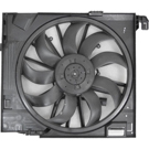 2012 Jaguar XFR Cooling Fan Assembly 1