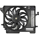 2016 Ford Focus Cooling Fan Assembly 1