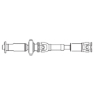 1966 Mercedes Benz 230SL Driveshaft 1