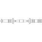 1969 Mercedes Benz 280SEC Driveshaft 1