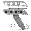 2003 Ford Focus Catalytic Converter w/ Exhaust Manifold 1