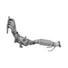2017 Ford Transit Connect Catalytic Converter w/ Exhaust Manifold 2