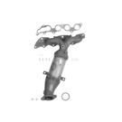 2009 Ford Focus Catalytic Converter w/ Exhaust Manifold 1