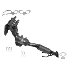 2013 Ford Fusion Catalytic Converter w/ Exhaust Manifold 1