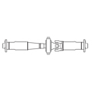 2003 Jaguar S-Type Driveshaft 1