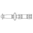 1989 Volvo 740 Driveshaft 1