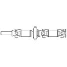 BuyAutoParts 91-01358N Driveshaft 1