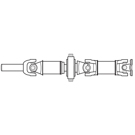 1996 Infiniti Q45 Driveshaft 1