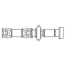 2003 Infiniti FX45 Driveshaft 1