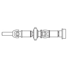 1994 Nissan 300ZX Driveshaft 1